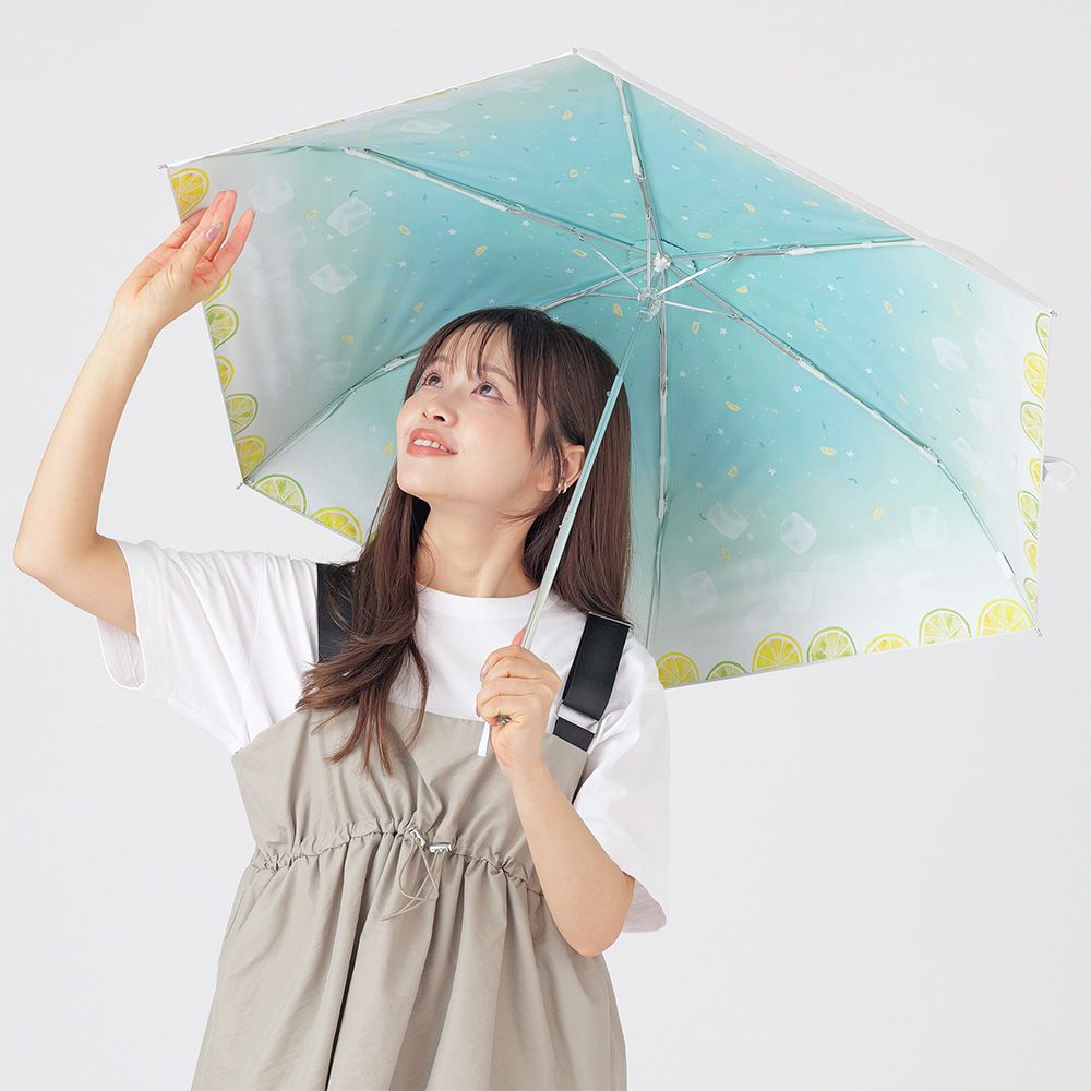 50公分 2 side 遮光傘 NO.2548-檸檬氣泡