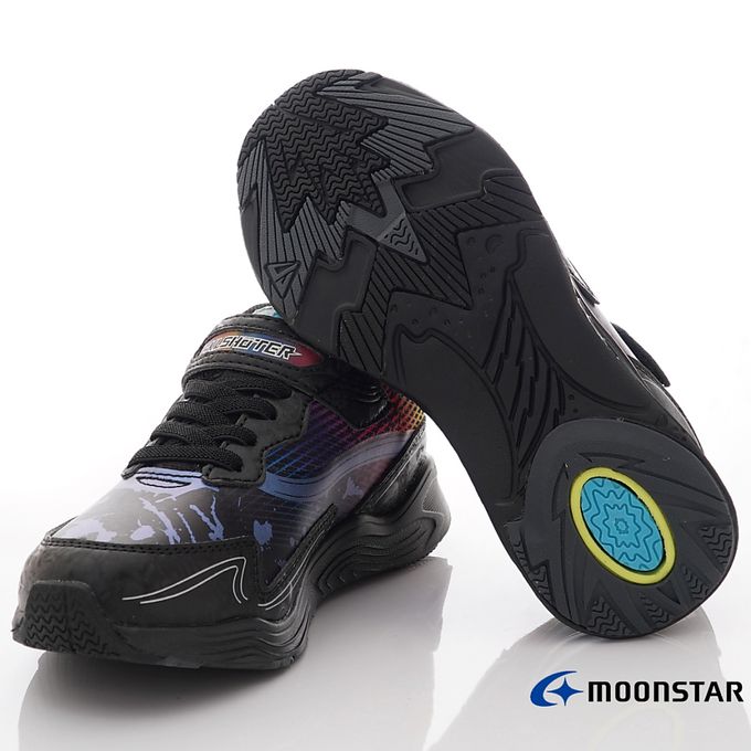 Moonstar日本月星 - 月星SK炫技者水技能運動款(中大童段)-運動鞋-黑