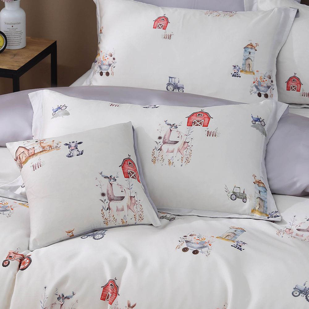 枕套2入 300織100%天絲-小夢斑比