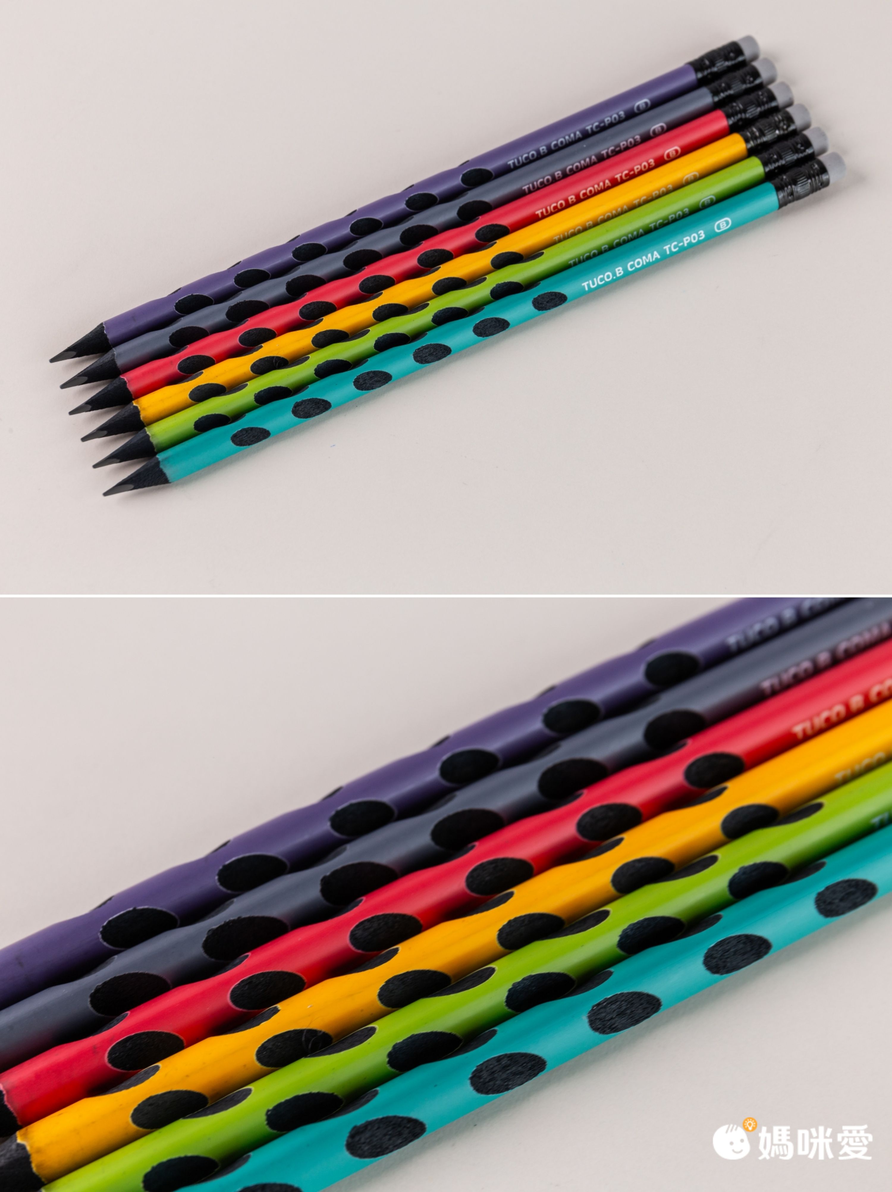 韓國 TUCO.B - COMA三角鉛筆HB-12入