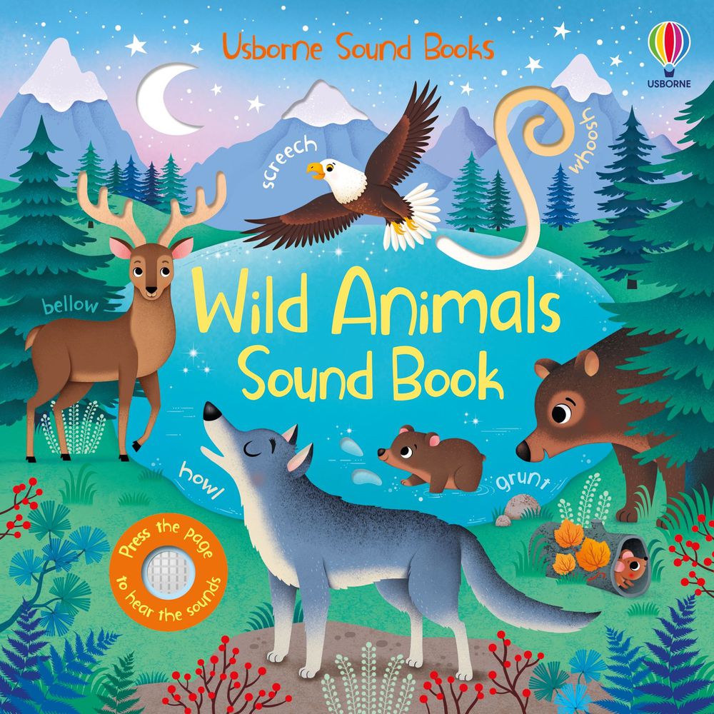 Wild Animals Sound Book (硬頁音效書)
