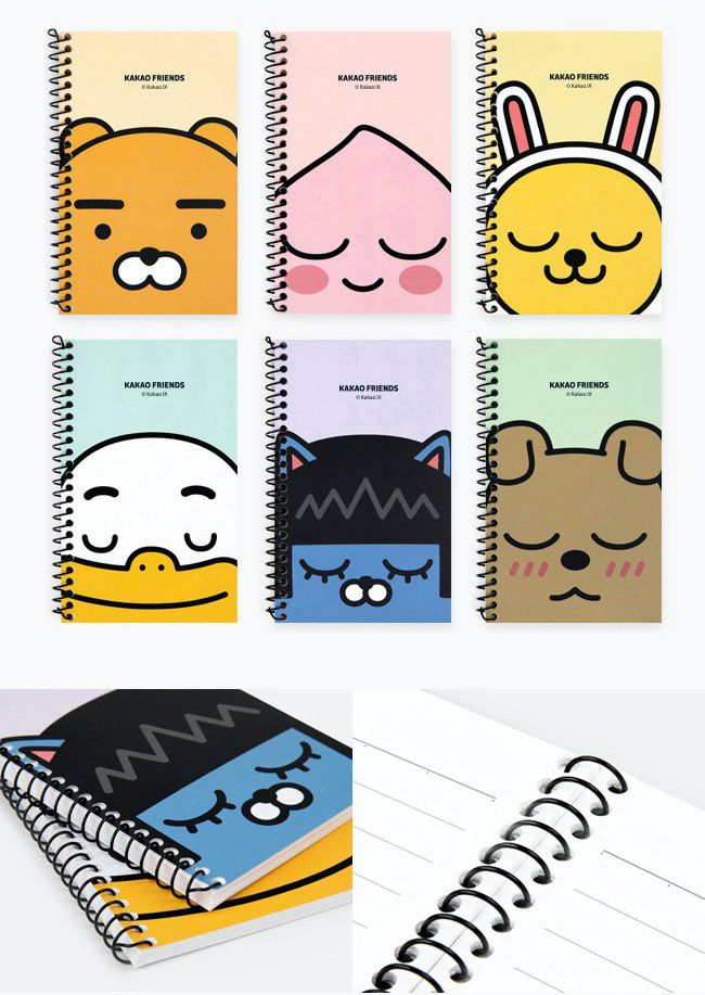 Kakao Friends - 認真筆記8入組-Ryan