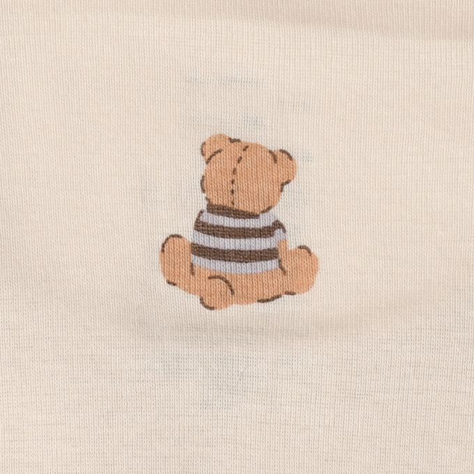 akachan honpo - ah長袖圓領上衣2件組-穿衣練習-淺卡其色