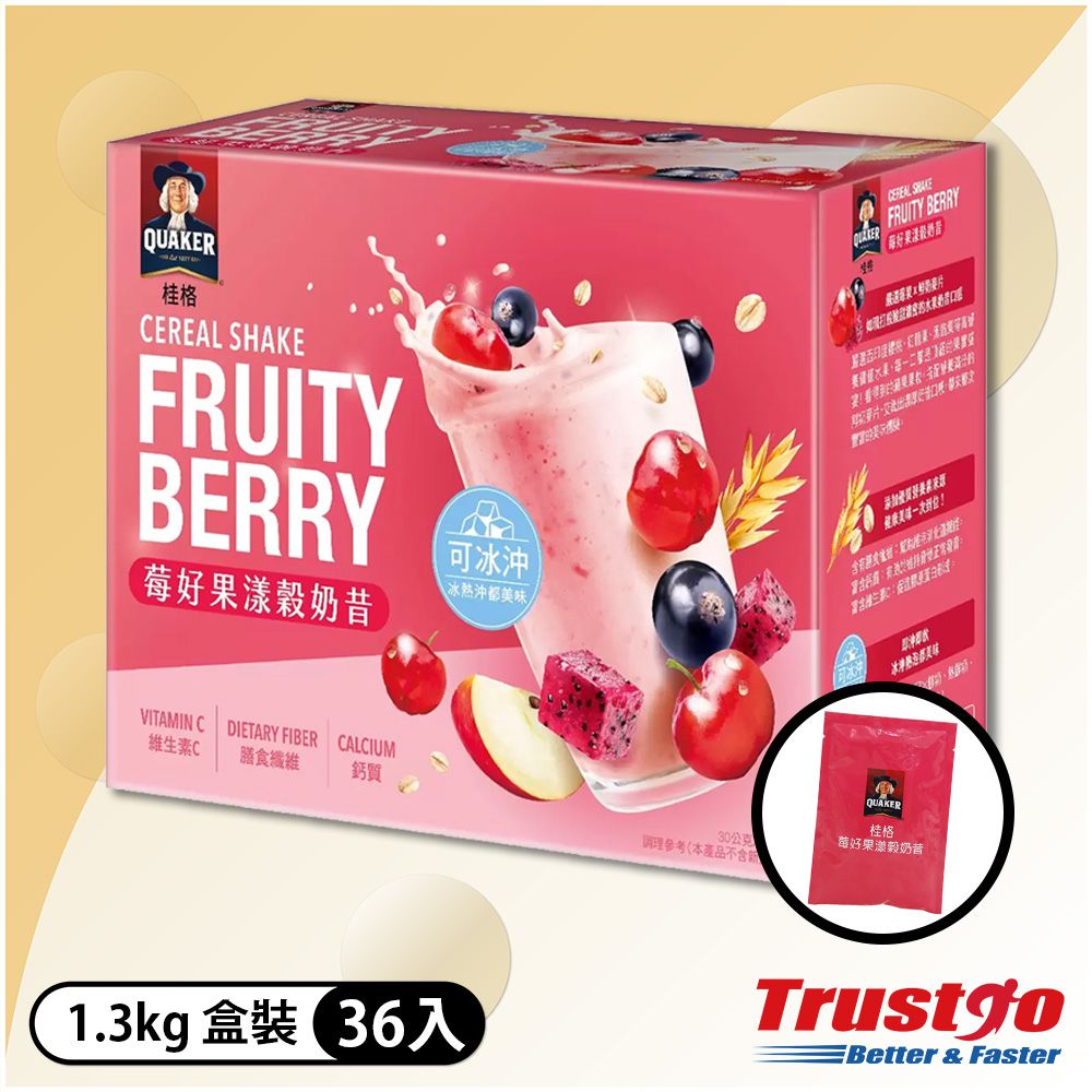 桂格 莓好果漾沖泡榖奶昔(30gx36包/盒)