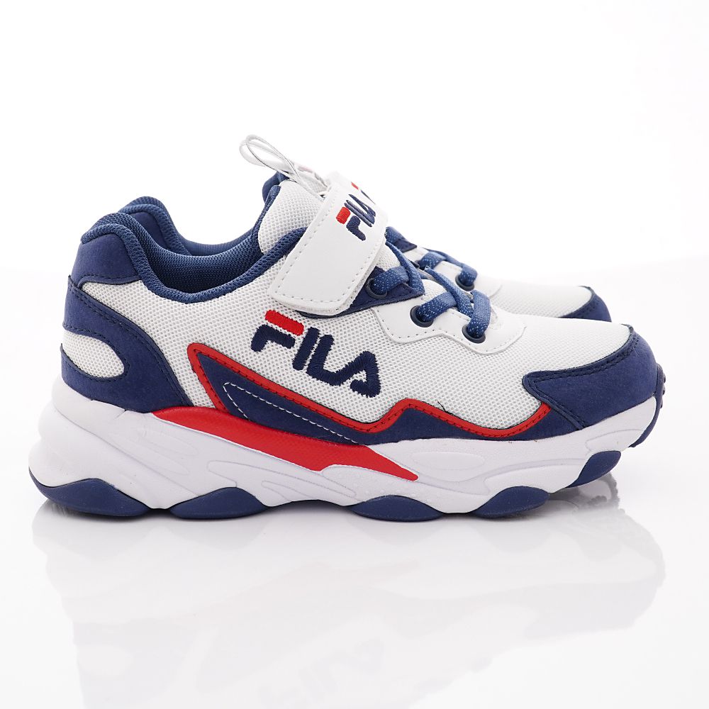 FILA - 義式老爹運動鞋款(中大童段)-藍白紅