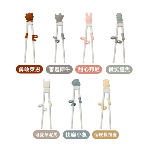 加拿大 動物造型 兒童學習筷-微笑鱷魚