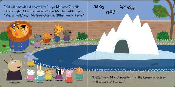 PEPPA: AT THE ZOO-硬頁翻翻書