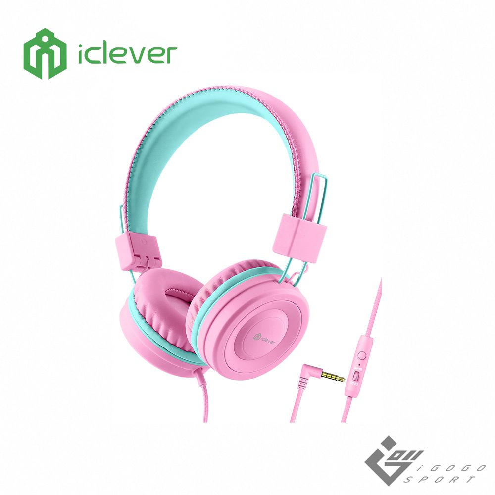 iClever - HS14 兒童耳機-粉紅色
