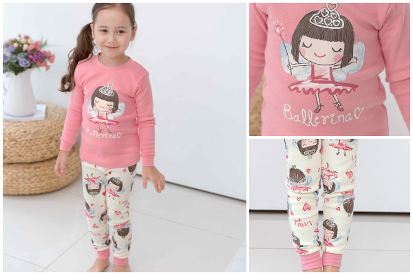 韓國 Mellisse - (剩90號)韓製20支無螢光棉長袖家居服-機器怪手