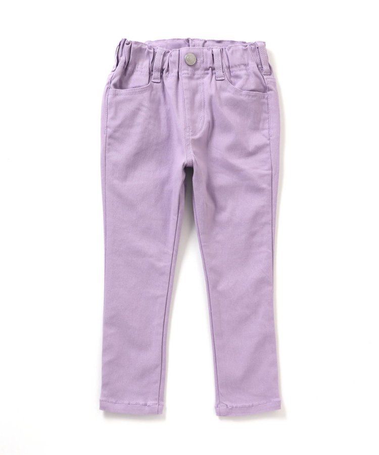 日本 BREEZE - [推薦]定番彈力鬆緊合身長褲-藍綠格紋