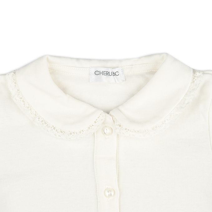 akachan honpo - 長袖襯衫-白色