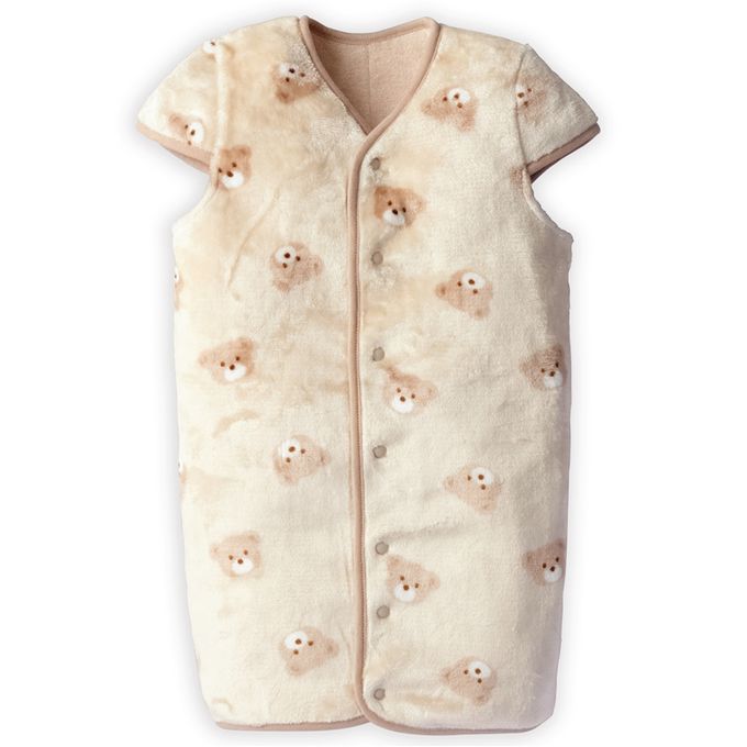 akachan honpo - 保濕滑順2WAY防踢被-咖啡色