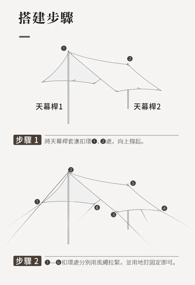 SHANER - 抗雨遮陽天幕-【方形/長方形】