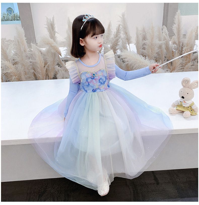 JB clothes - 彩色花朵公主風洋裝