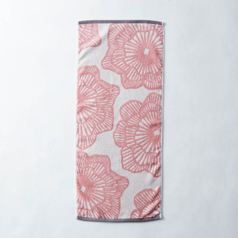 日本千趣會 - 北歐風 吸水速乾毛巾-白熊-石墨灰 (34×80cm)