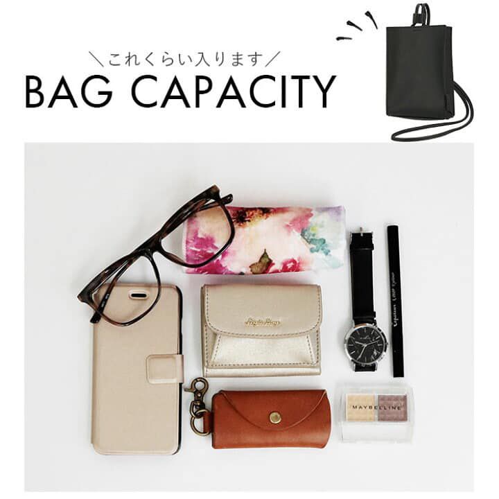 日本 Anello - 皮革斜挎手機包-NV海軍藍 (18cm×13cm×3cm)