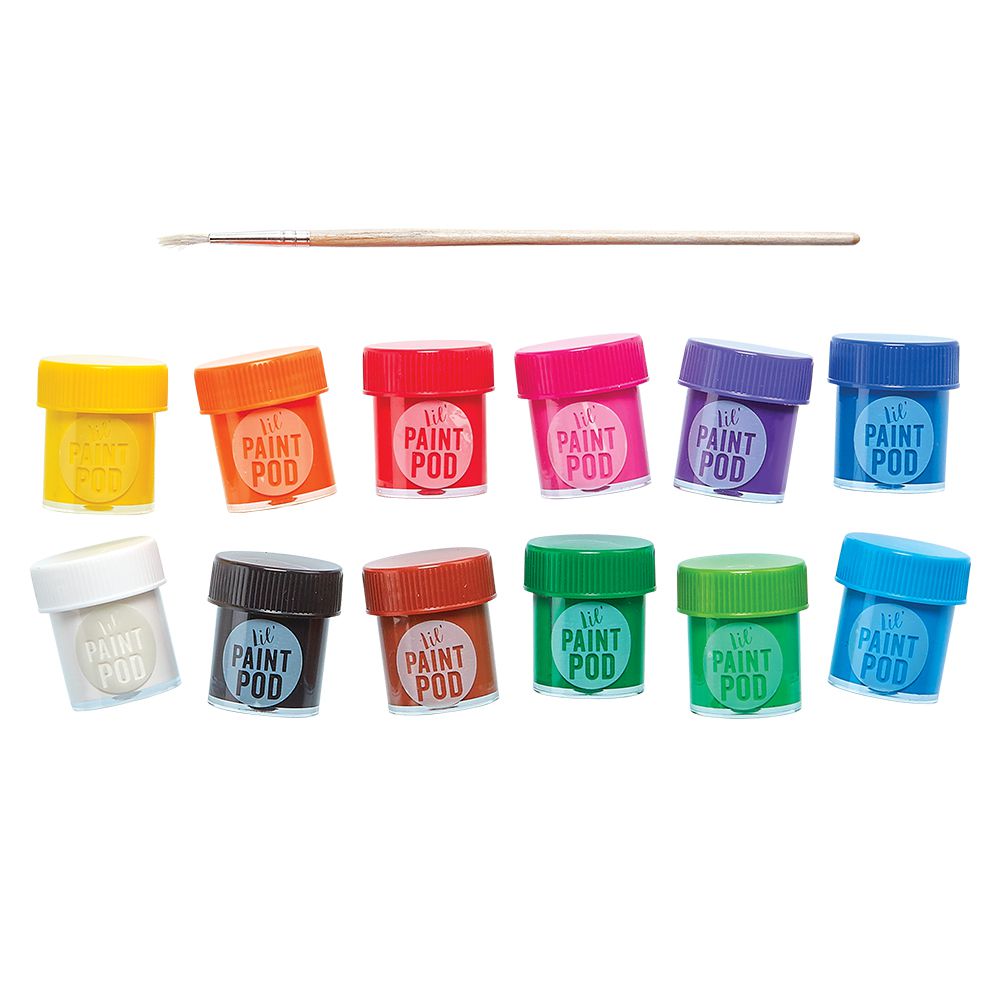 【兒童專用筆系列】創意水彩瓶組 (含12個經典顏色與水彩筆)