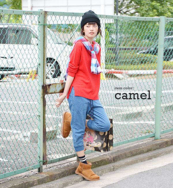 日本Zootie莫卡辛毛毛鞋/短靴/雪靴