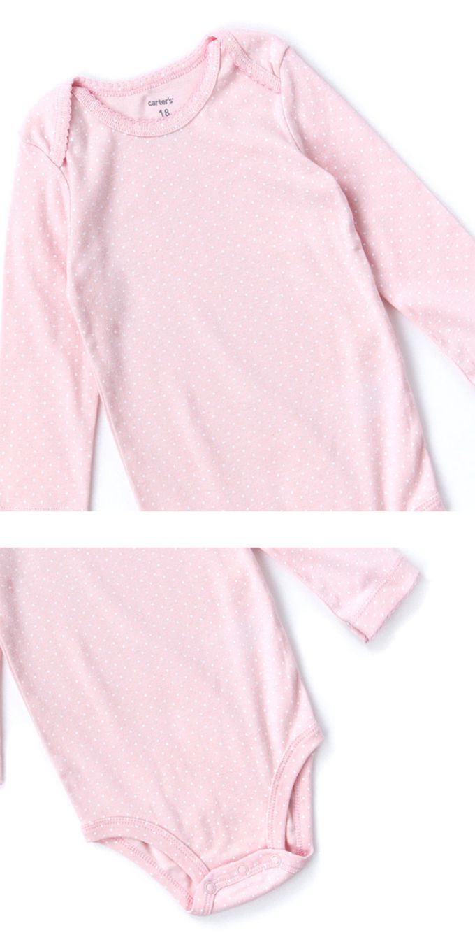 美國 Carter's - 愛心刺繡條紋刷毛背心+長袖包屁衣+長褲3件組