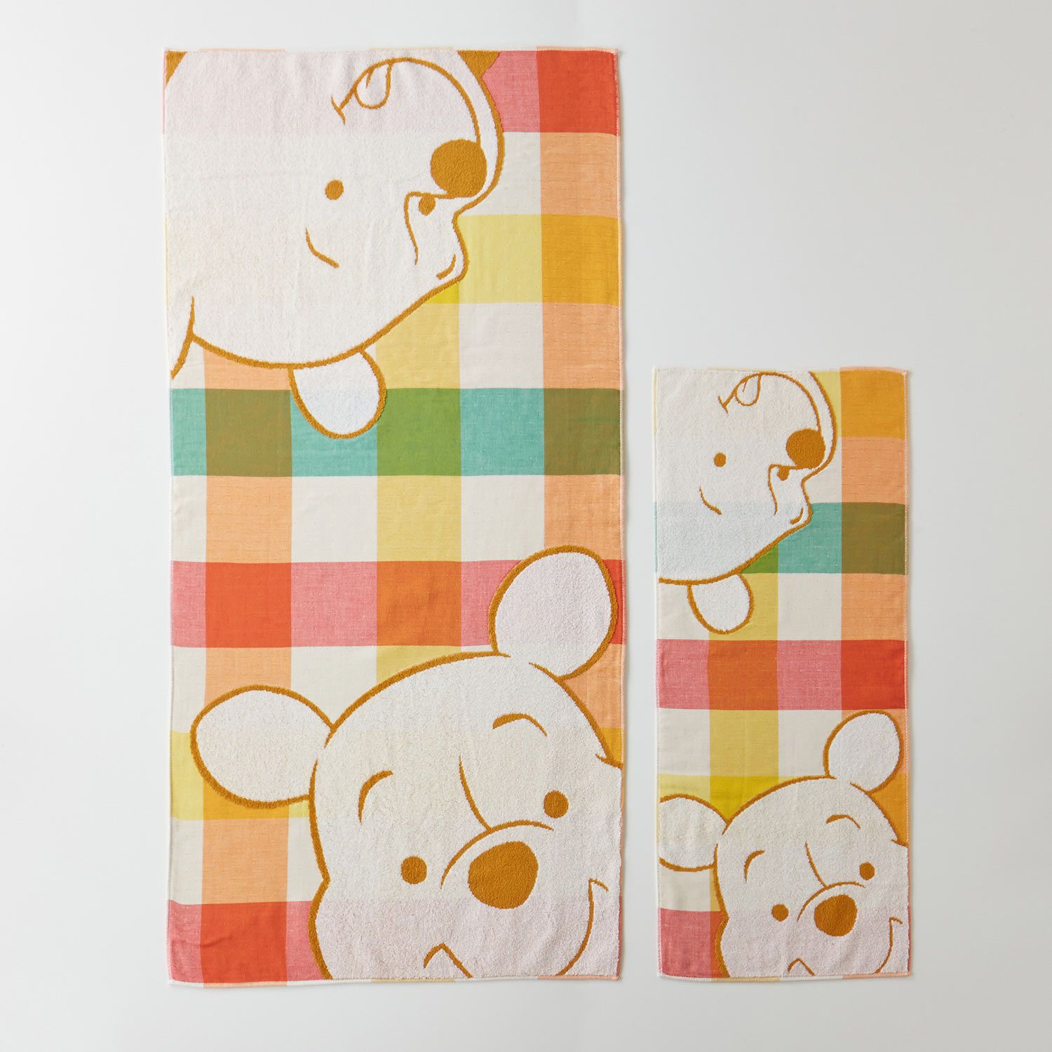 日本千趣會 - 迪士尼 抗菌加工防臭長毛巾-維尼 (34x80cm)