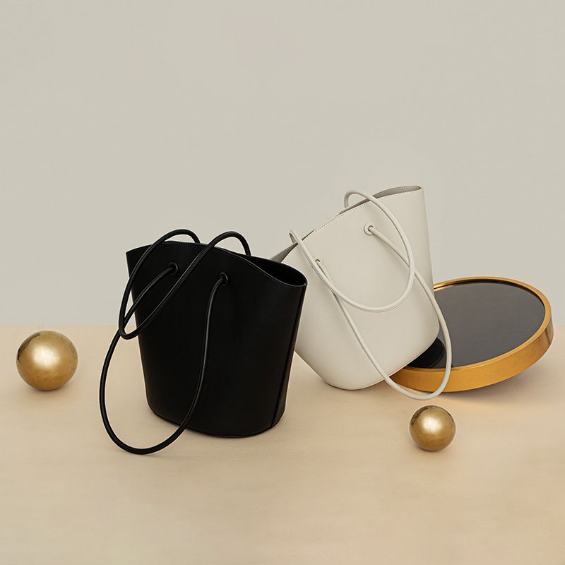 真皮原創大容量單肩托特包-陶土棕 (33x18x27cm)