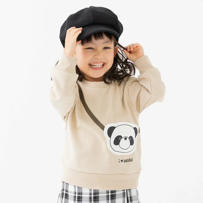 日本 Chil2 - 立體小包縮口長袖上衣-甜甜圈-粉紅