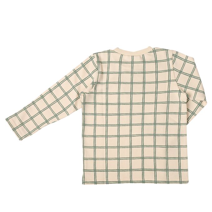 akachan honpo - 長袖休閒上衣-圖案-象牙白色