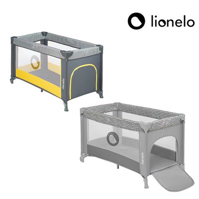 波蘭 Lionelo - Lionelo 二合一遊戲嬰兒床 Stefi-檸檬黃