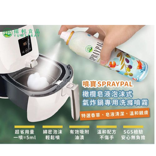氣炸鍋專用清潔噴霧-250ML