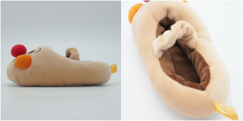 日本千趣會 - (兒童) 麵包超人造型室內拖鞋-麵包超人 (14-16cm)