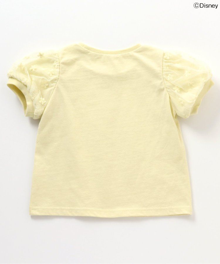 日本 apres les cours - 迪士尼 公主蕾絲澎澎短袖上衣-冰雪奇緣-水藍