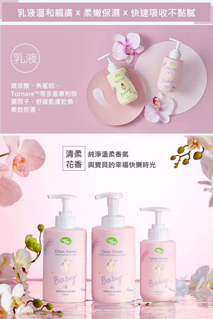 nac nac - 花萃保濕乳液-200ml