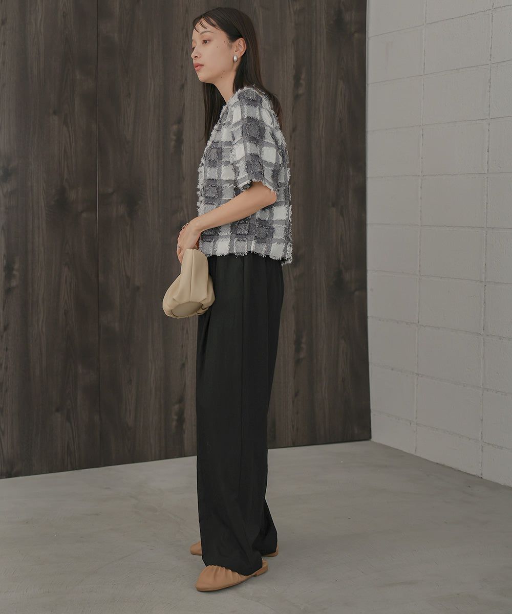 日本 Bab - 時尚美型垂墜感長褲-米杏