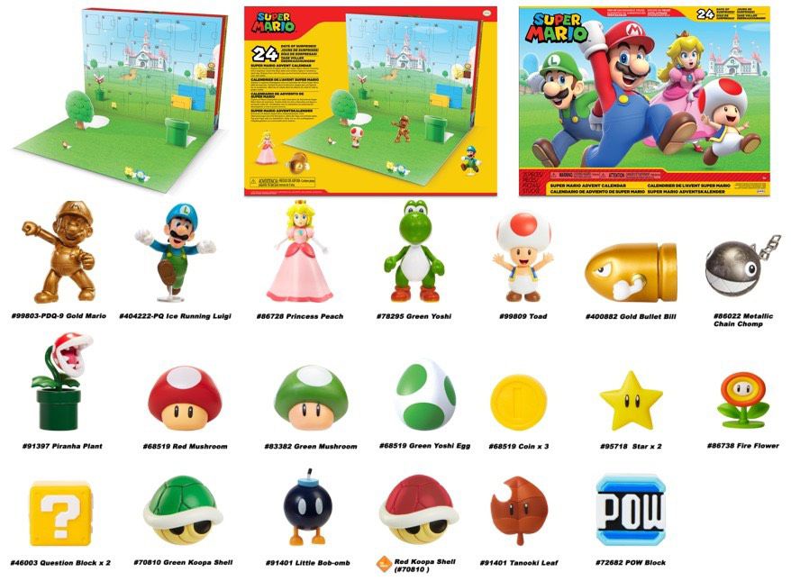 超級瑪利歐 - 瑪利歐倒數日曆抽抽樂