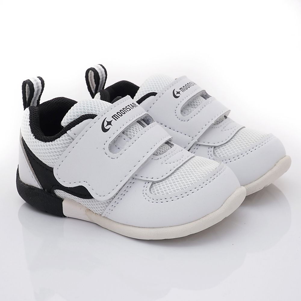Moonstar日本月星 - 月星機能寶寶學步款(寶寶段)-學步鞋-黑白
