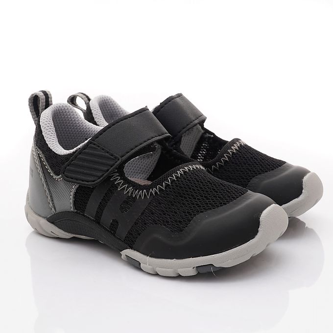 Moonstar日本月星 - HI系列休閒機能童鞋-MSC23366黑(中小童段)-機能運動鞋-黑