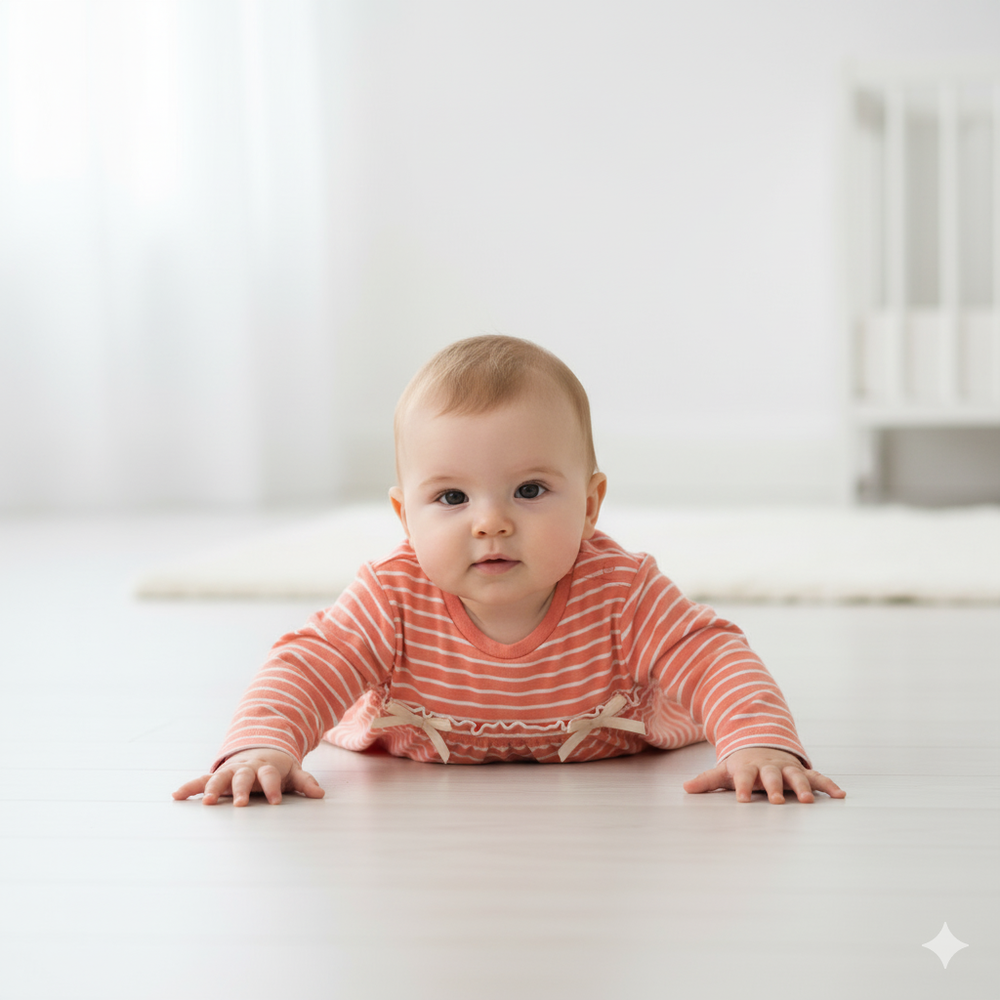 長袖T恤-胸下拼接-粉紅色