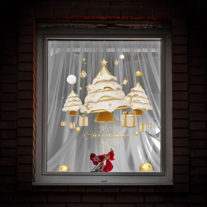 JB Design - 時尚壁貼-DD6137蛋糕聖誕樹 (40cm*60cm)