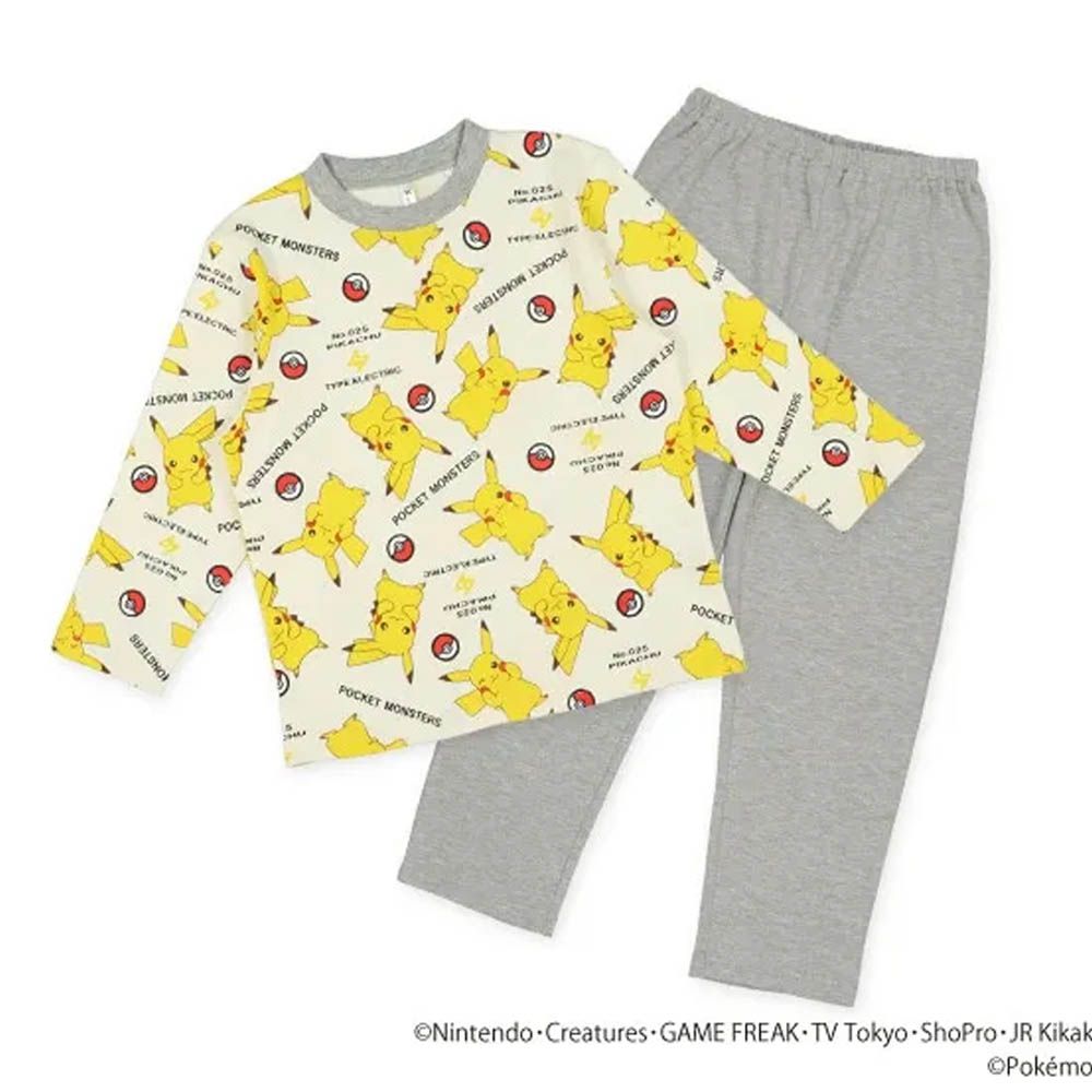 聯名款 印花長袖家居服/睡衣(四季款)-卡通人物寶可夢