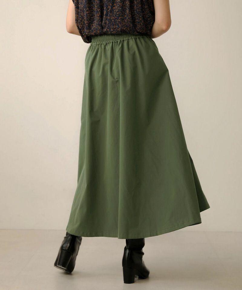 日本 Bou Jeloud - 挺版抽繩設計長裙-焦糖