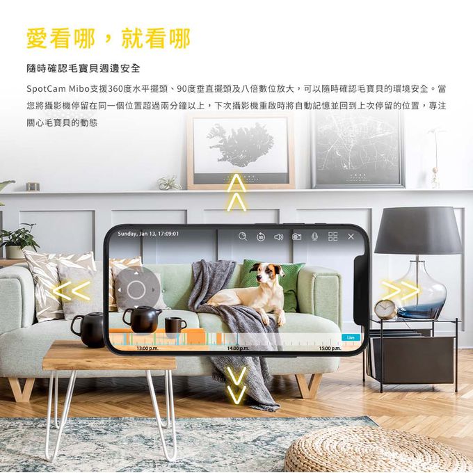 SpotCam - Mibo + 一年期AI毛孩照護組