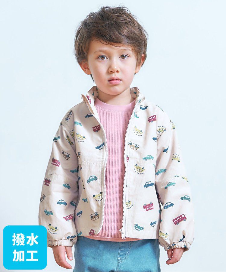 日本 apres les cours - 百搭防潑水薄款防風外套-米白車車