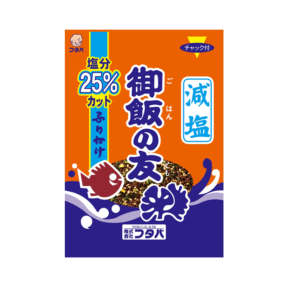 日本FUTABA香鬆 - 御飯之友(減鹽) (袋裝)-44g*1