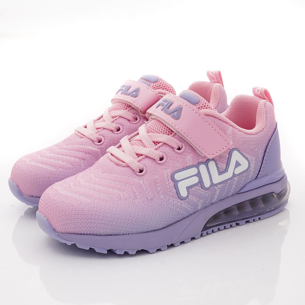 FILA - 氣墊慢跑運動鞋-3-J402X-951粉紫(中大童段)-運動鞋-粉紫