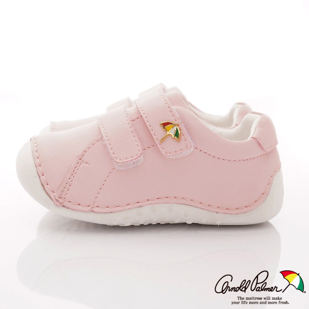 Arnold Palmer 雨傘牌 - 專櫃童鞋-皮質超輕學步鞋專櫃款(寶寶段)-粉-台碼=尺寸cm