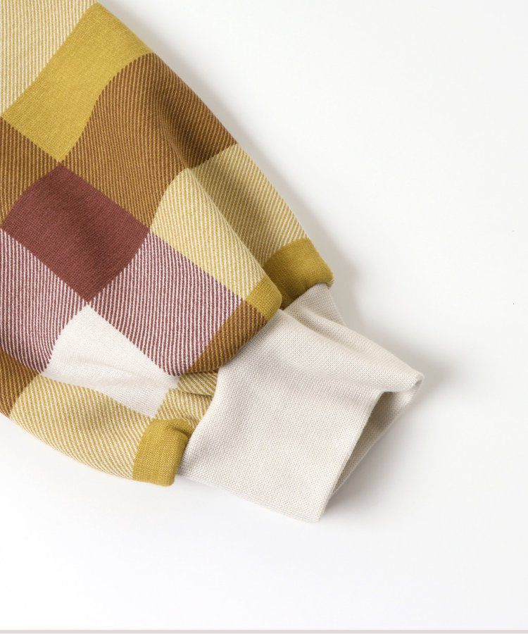 日本 apres les cours - [推薦]內刷毛溫暖荷葉長袖洋裝-丹寧-海軍藍