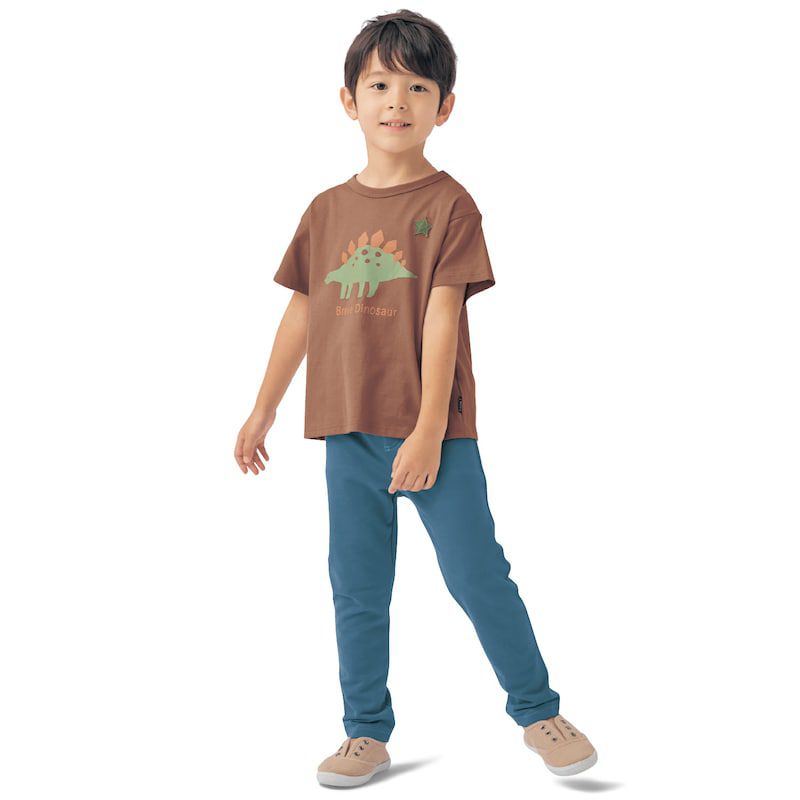 日本千趣會 - GITA 天竺棉百搭短袖上衣-御飯糰兄弟-水藍