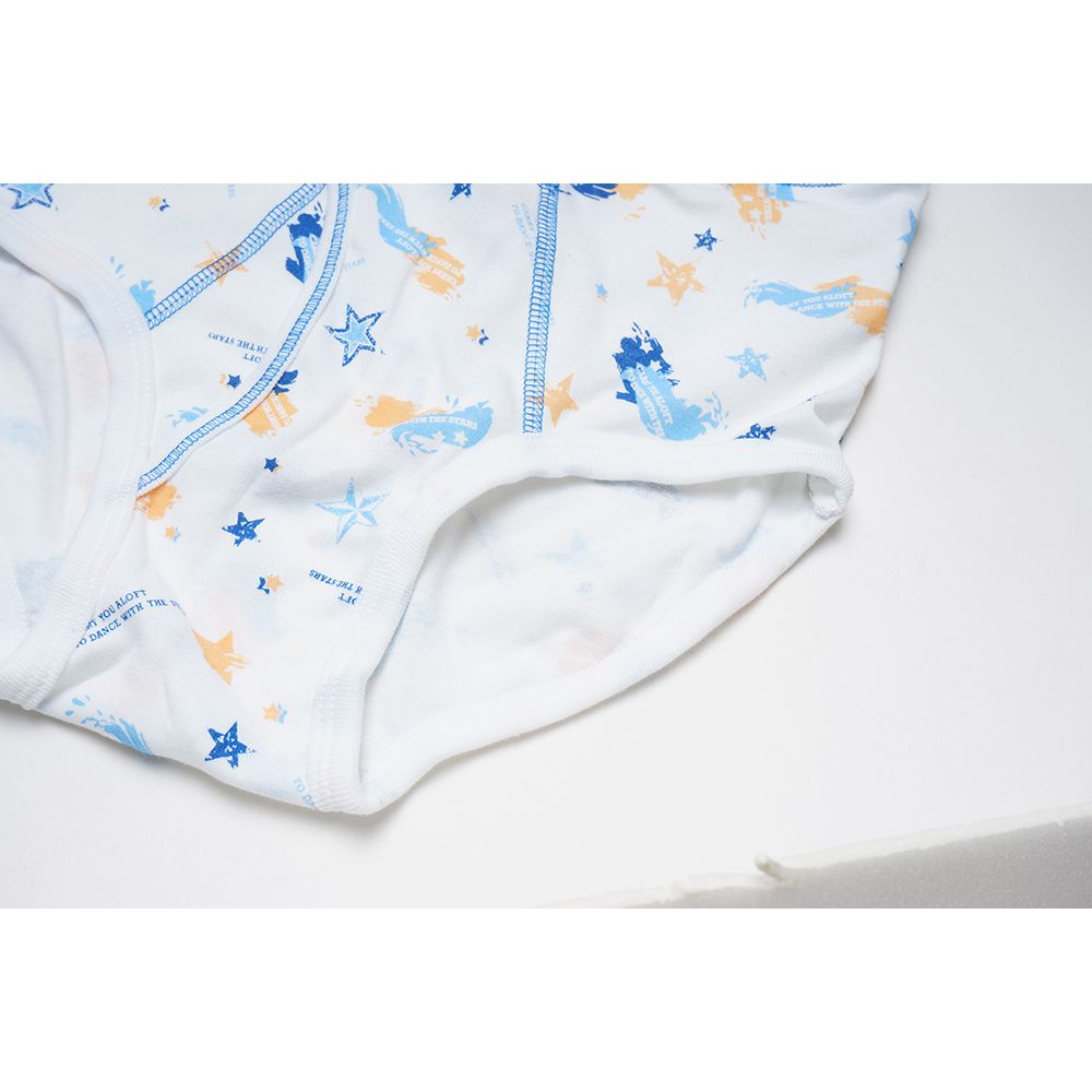 Annypepe - 男童純棉星星狂想曲三角褲-白 (160)