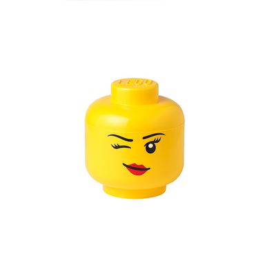 Room Copenhagen - LEGO樂高迷你頭收納盒 (眨眼女孩)