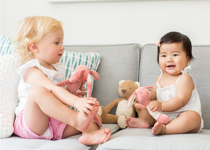 miYim - 有機棉吉拿棒-好夢蛙 (新生嬰兒寶寶感統安撫玩偶手搖鈴)